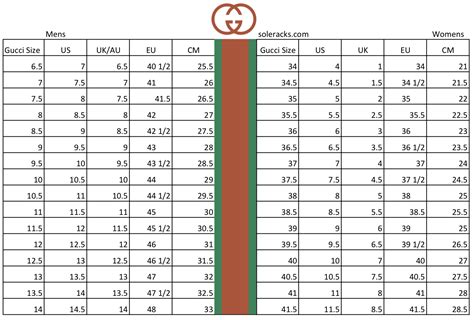 gucci kids shoe size chart